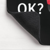 私は本当にペンギンが好きok マウスパッド (コーナー)