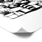 私は本当にマーガレ気にットミームラクーンおもしろいではない ポスター (角)