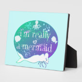 私は本当にマーメイドの壁のプラーク フォトプラーク (側面)