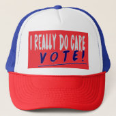 私は本当にメラニアトランプを行気にう – 投票2018 2020 キャップ (正面)