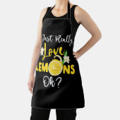 私は本当にレモンズOKレモネード飲む私Lが大好き エプロン (インサイチュ)