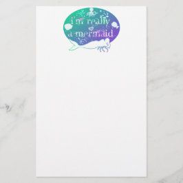 「私は本当に人魚だ」文房具 便箋