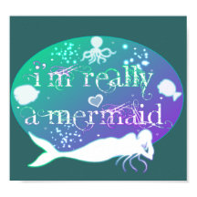 私は本当に人魚のポスターだ