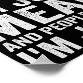 私は本当に単おもしろいに意地悪で人々ではない ポスター (角)