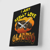 私は本当に大好きなクラシック スクエア壁時計 (傾斜)