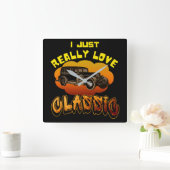 私は本当に大好きなクラシック スクエア壁時計 (ホーム)