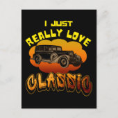 私は本当に大好きクラシック ポストカード (正面)