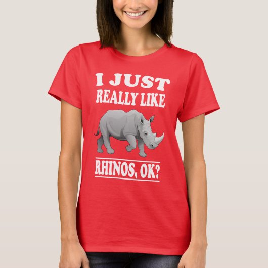 私は本当に好きサイおもしろいノOK Tシャツ (正面)