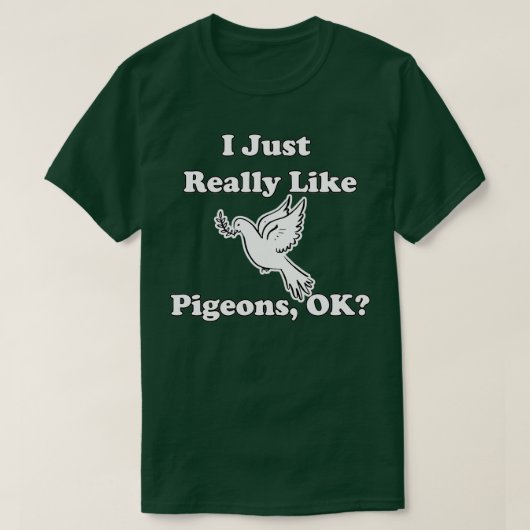 私は本当に好きハトOK wnycハト3 Tシャツ (デザイン正面)