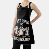 私は本当に好きペンギン子供の女の子の男の子の女性P エプロン (インサイチュ)