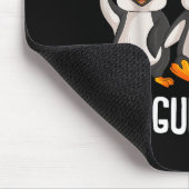 私は本当に好きペンギン子供の女の子の男の子の女性P マウスパッド (コーナー)