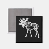 私は本当に好きOK マグネット (正面/裏面)