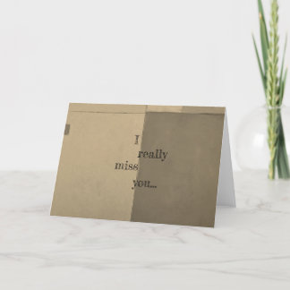 私は本当に恋しく思あなた サンキューカード