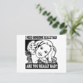 私は本当に悪い人が必要だ ポストカード (スタンド正面)