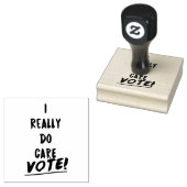 私は本当に投票気にするアンチトランプのメラニア ラバースタンプ (押印)
