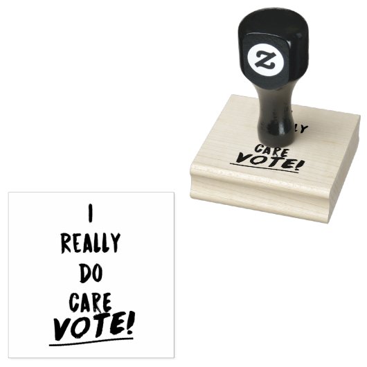 私は本当に投票気にするアンチトランプのメラニア ラバースタンプ (押印)