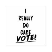 私は本当に投票気にするアンチトランプのメラニア ラバースタンプ (インプリント)
