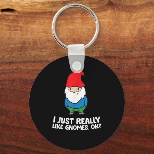 私は本当に格言が好き、Okガーデン格言 キーホルダー (正面)