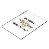 私は本当に自分自身を繰り返す(DNA複製) ノートブック (左側)