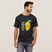 私は本当にMango Okフルーツサマーマンゴーが好き Tシャツ (正面フル)