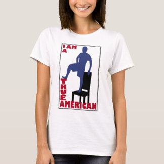 私は本当のアメリカ人です Tシャツ