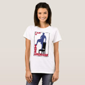 私は本当のアメリカ人です Tシャツ (正面フル)