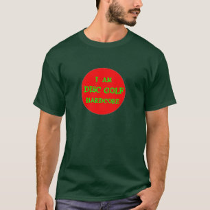 私は本格的なディスクゴルフです Tシャツ