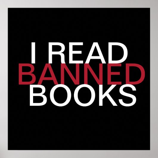 私は本読のポスターを禁止した ポスター (正面)