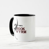 私は本Wyrmです(両側印刷される) マグカップ (正面左)
