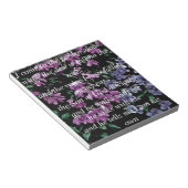 私は来ガーデンアローンフローラへ ノートパッド (アングル)