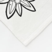 私は来スキーに行った フリースブランケット (角)