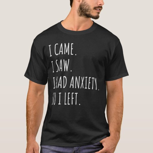 私は来不安を見た私は離れ1 Tシャツ (正面)