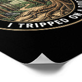 私は来根のハイキングのレトロに乗っおもしろいた見た ポスター (角)