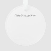 「私は来歌った、勝ったパーソナライズされた」歌手 オーナメント (裏面)