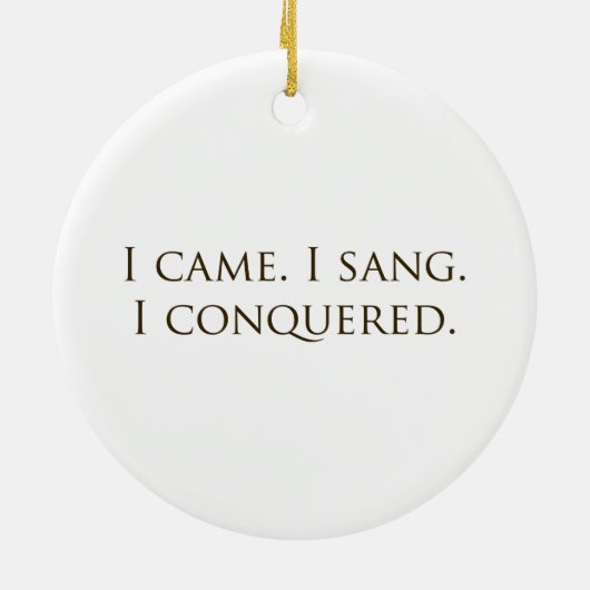 「私は来歌った、私は征服した」ボーカリスト・シンガー セラミックオーナメント (裏面)
