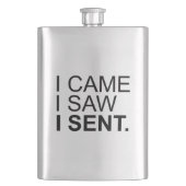 私は来私が送信を見た フラスク (正面)