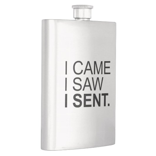 私は来私が送信を見た フラスク (右)