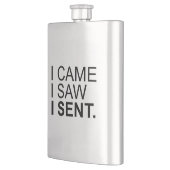 私は来私が送信を見た フラスク (左)