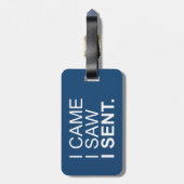 私は来私が送信を見た ラゲッジタグ (裏面縦)