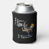 私は来見た、私は喉を切った柔道おもしろい。 缶クーラー (缶裏面)