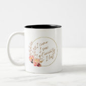 私は来見た、私は陶製のマ得グを心配する ツートーンマグカップ (左)