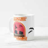 私は来長い魔女の列から来た。 コーヒーマグカップ (正面左)