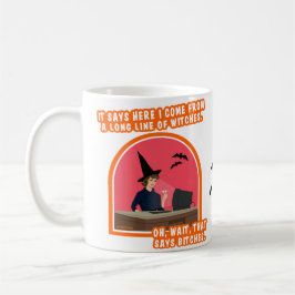 私は来長い魔女の列から来た。 コーヒーマグカップ