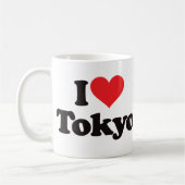 私は東京を愛します コーヒーマグカップ (左)