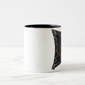 私は枕を設計します ツートーンマグカップ (中央)