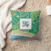 私は枕を飛ばしてもいいです クッション (ブランケット)