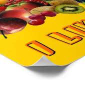 私は果物が好きだ ポスター (角)