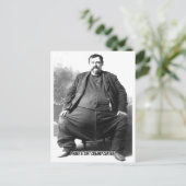 私は柔らかいクリーミーなセンターを持っている～脂肪のカーニバル男性 ポストカード (スタンド正面)