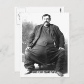 私は柔らかいクリーミーなセンターを持っている～脂肪のカーニバル男性 ポストカード (正面/裏面)