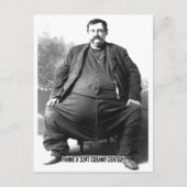 私は柔らかいクリーミーなセンターを持っている～脂肪のカーニバル男性 ポストカード (正面)